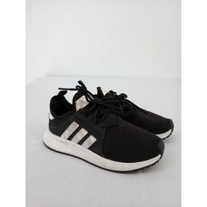 Adidas Ortholite Black & Iridescent Tennis shoes Girls Size 3.5 Youth
